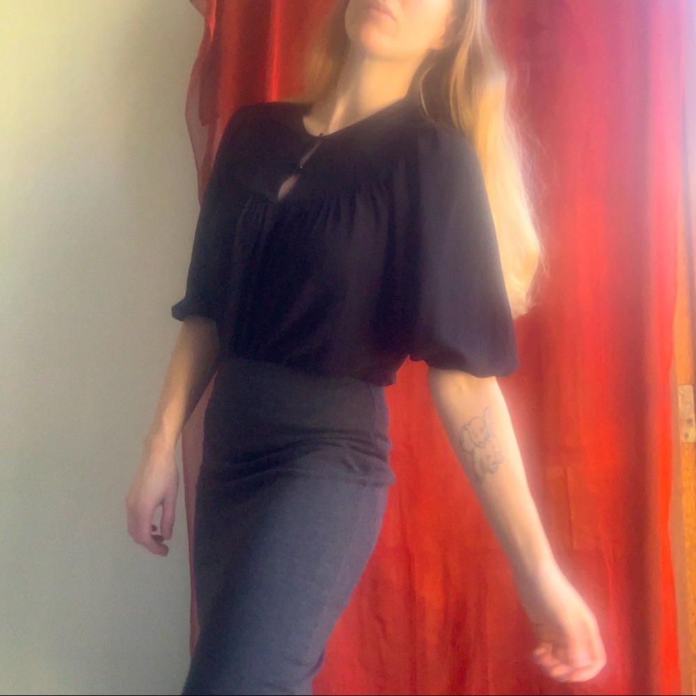 VERONIKA MAINE (10) blouse, black, gorgeous - Picture 3 of 7